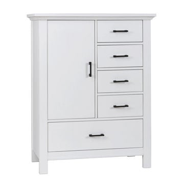 Picture of Como Door Chest - Vintage White - by Pali Furniture