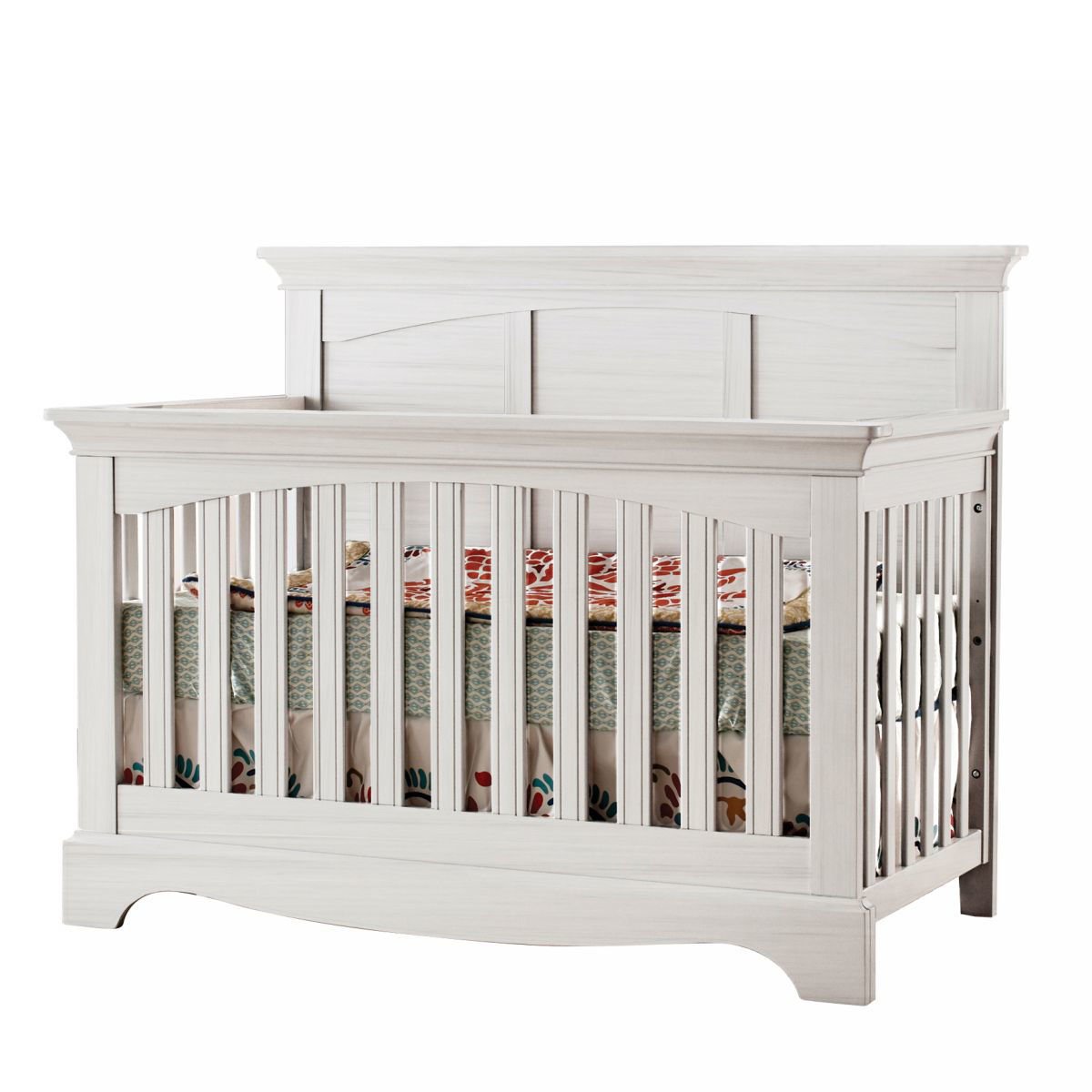 Antique white hot sale crib furniture