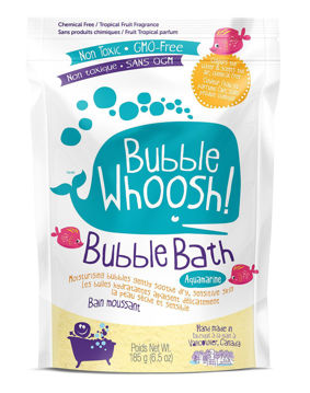 Picture of Bubble Woosh Aquamarine - moisturizing foaming bath powder by Loot Toy