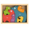 Picture of Dog Family Puzzle w/ Curriculum bilingual English/Spanish -  by Begin Again Toys