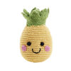 Picture of Friendly Fruit Rattle Pineapple - Free Trade 100% Cotton - by Pebble
