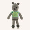 Picture of Cat Boy Rattle - Free Trade 100% Cotton - by Pebble