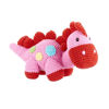 Picture of Dino Rattle - Steggy Coral - Free Trade 100% Cotton - by Pebble