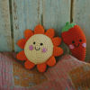 Picture of Friendly Sun Rattle - Free Trade 100% Cotton - by Pebble