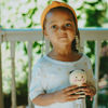 Picture of Friendly Bumble Bee Rattle - Free Trade 100% Cotton - by Pebble