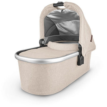 Picture of Uppa Baby Bassinet - DECLAN (oat melange/silver frame/chestnut leather)