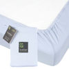 Picture of Crib Sheet - Organic Jersey - Blue | by Kushies