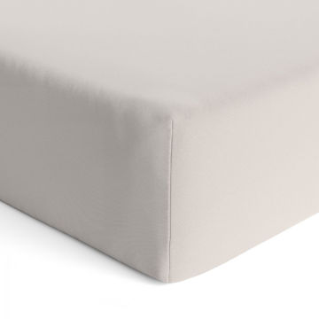 Picture of Crib Sheet - Cotton Percale - Ecru | by Kushies