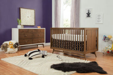 Picture of Peggy Walnut Furniture Packages - by Babyletto