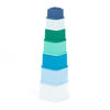 Picture of Cool Blue Happy Stacks - by Bella Tunno