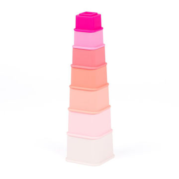 Picture of Jeweled Pink Happy Stacks - by Bella Tunno