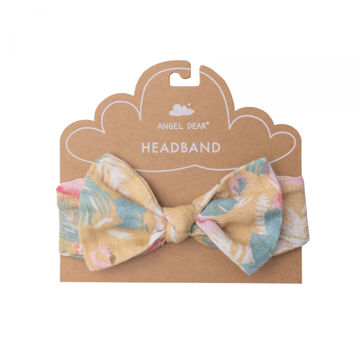 Picture of Angel Dear Floral Flamingos Muslin Headband