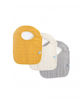 Picture of Cotton Muslin Classic Bib 3 Pack - Mustard by Little Unicorn