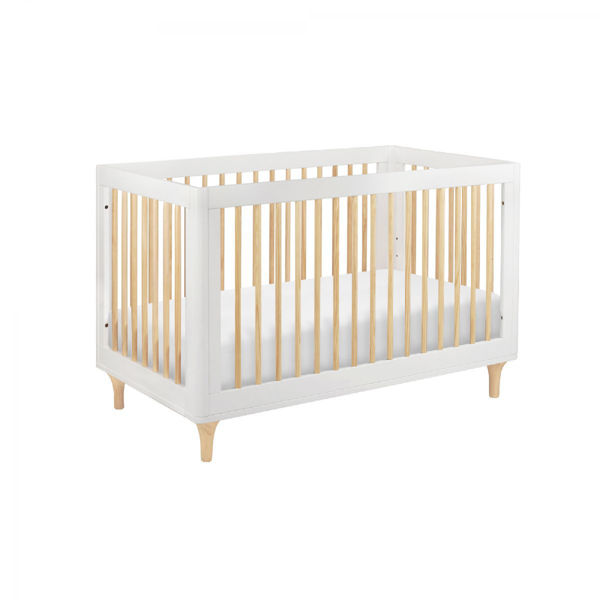 Picture of Lolly 3-n-1 Crib - White and Natural - By Babyletto