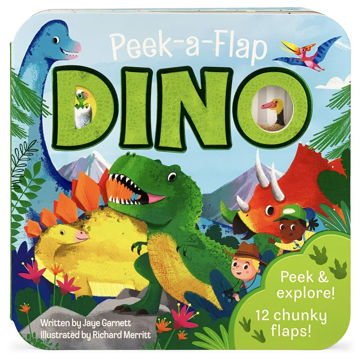 Picture of Peek-a-Flap Dino - Children's Lift-a-Flap Board Book, Gift for Little Dinosaur Lovers