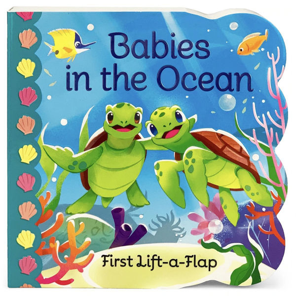 Picture of Babies in the Ocean Chunky Lift a Flap book