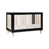 Picture of Lolly 3-N-1 Crib - Black and Washed Natural - By Babyletto