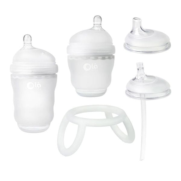 Picture of Gentle Bottle Transitional Set - Frost - from Ola Baby