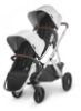 Picture of RumbleSeat for Vista Stroller V2 - BRYCE (white marl/silver/chestnut brown leather) - by Uppa Baby