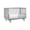 Picture of Hudson 3-in-1 Convertible Crib Grey with Toddler Bed Conversion Kit- By Babyletto