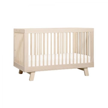 Picture of Hudson 3-in-1 Convertible Crib Washed Natural with Toddler Bed Conversion Kit- By Babyletto