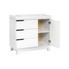 Picture of Hudson 3-Drawer Changer Dresser White with Removable Changing Tray - by Babyletto