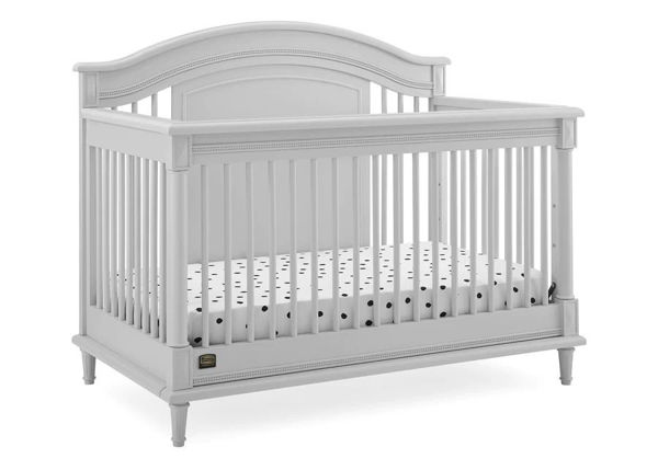 Picture of Juliette 6-in-1 Convertible Crib with toddler guardrail -  Moonstruck Grey