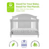 Picture of Juliette 6-in-1 Convertible Crib with toddler guardrail -  Moonstruck Grey