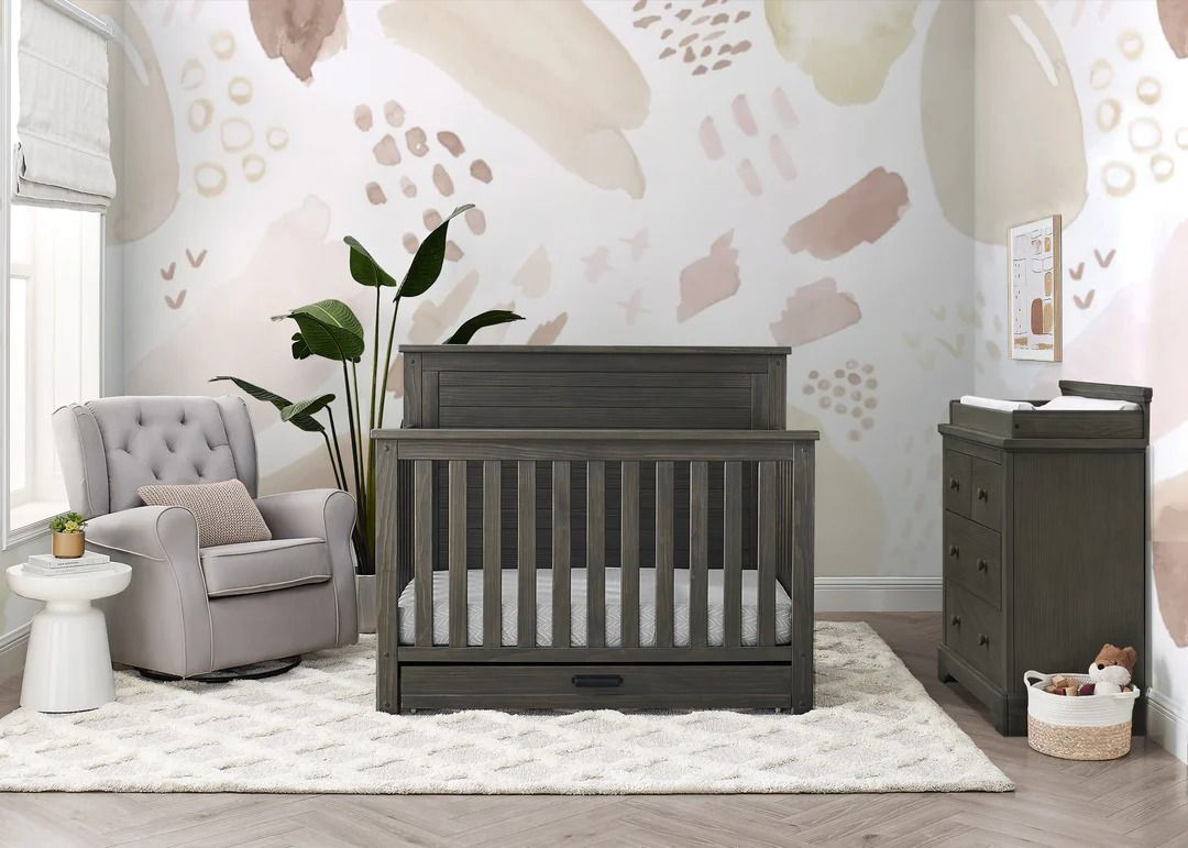 Rustic grey 2025 nursery furniture