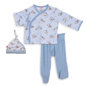 Picture of Z Best Time Blue Magnetic Modal Kimono Set | by Magnetic Me