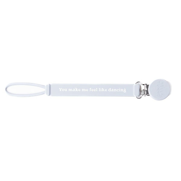 Picture of Dancing Signatuer Pacifier Clip | Bella Tunno