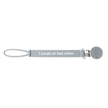 Picture of Dad Jokes Signature Pacifier Clip - by Bella Tunno