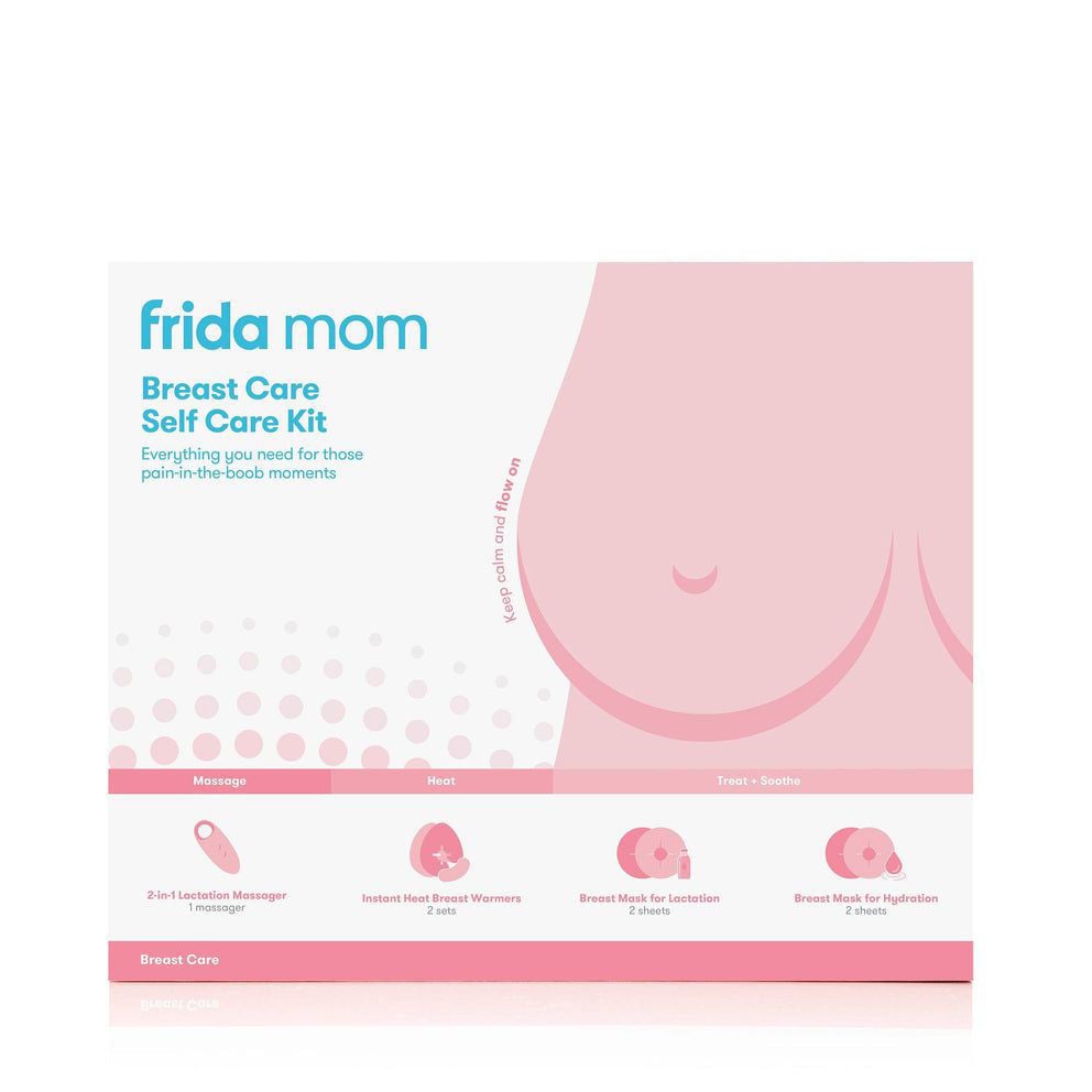 Frida Mom Sore Nipple Set with Soothing Saline Spray and No Mess Nipple  Butter, Breastfeeding Relief Cream, 2 Pieces