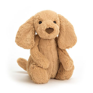 Picture of Bashful Toffee Puppy Medium - 12" X 5" - Bashful by Jellycat