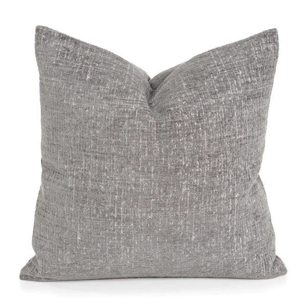 Picture of Pillow- Brushed Charcoal 18" x 18" | by Oilo