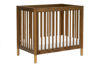 Picture of Gelato Convertible Mini Crib Walnut/Gold - by Babyletto