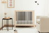 Picture of Gelato Convertible Mini Crib Natural/Black - by Babyletto