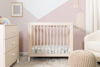 Picture of Gelato Convertible Mini Crib Natural/White - by Babyletto