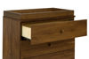 Picture of Gelato 3 Drawer Changer Dresser with Removable Changer Tray Walnut/Gold - by Babyletto