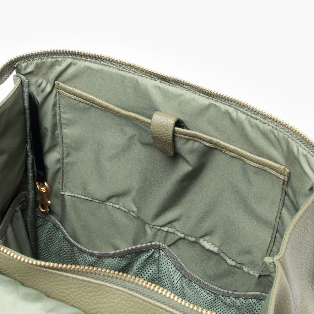 Sage Green Classic Stroller Clips | Diaper Bag Stroller Hooks