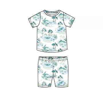 Picture of Angel Dear Loungewear Short Set Alligator Pond