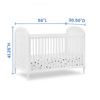 Picture of Madeline 4-in-1 Convertible Crib - White Finish