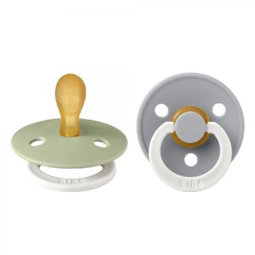 Picture of Colour Symetrical Latex Pacifier 2 Pack by Bibs
