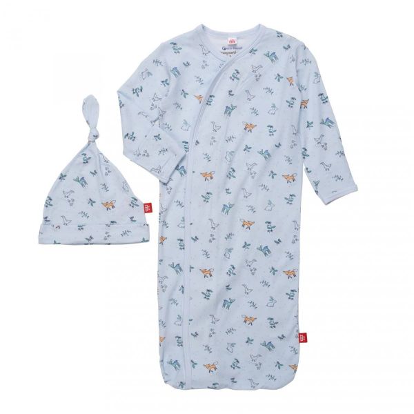 Woodsy Tale Blue Magnetic Modal Gown And Hat Set (Newborn-3 Month) | by ...