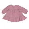 Picture of Angel Dear Fox Glove Solid Smocked Ruffle Dress & Leggings Set - Bamboo & Muslin