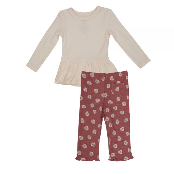 Picture of Angel Dear Daisy Dot Peplum Top & Pant