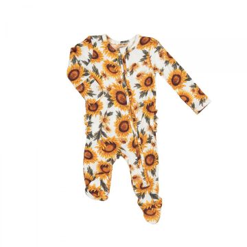 Picture of Angel Dear Fall Sunflower  - 2 Way Zipper Footie