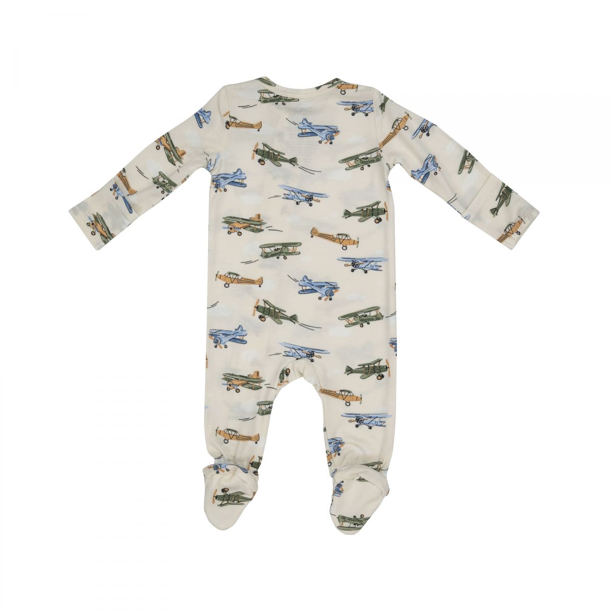 Angel Dear Baby Woodland Zipper Bamboo Footie Sleepers | HONEYPIEKIDS 9/12M