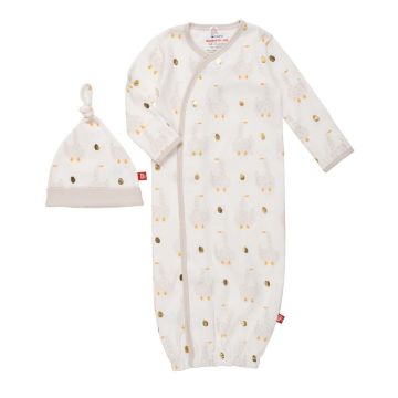 Picture of Mummy Goose Organic Cotton MagneticGown (Newborn - 3 Months)