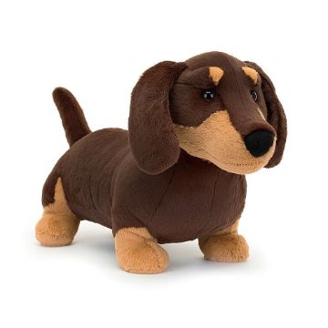 Picture of Otto Sausage Dog Huge - 11" x 13" | Supersofties by Jellycat